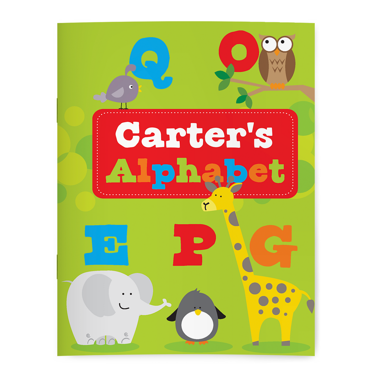 Personalized Alphabet Coloring book