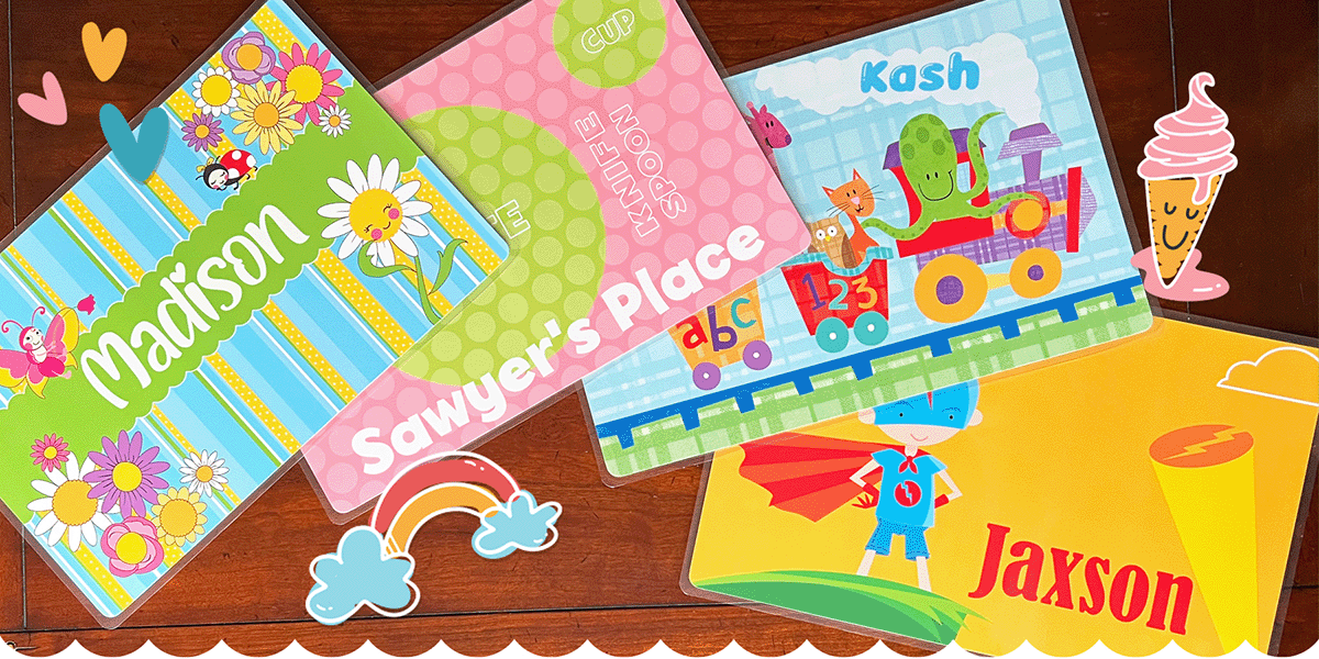 Personalized Placemats for kids