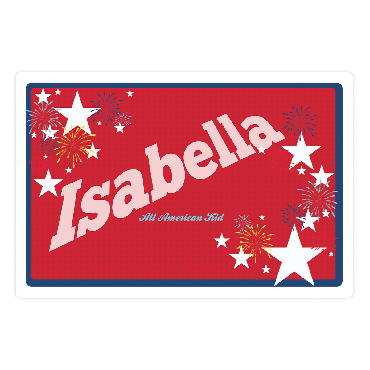 Personalized All American Placemat