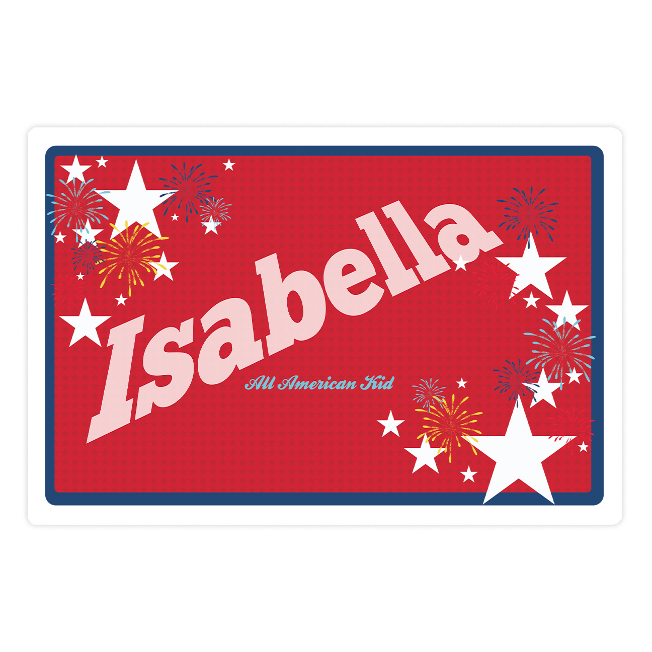 Personalized All American Placemat