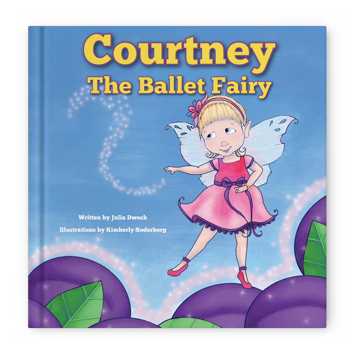 Personalized ballet fairy hardcover book