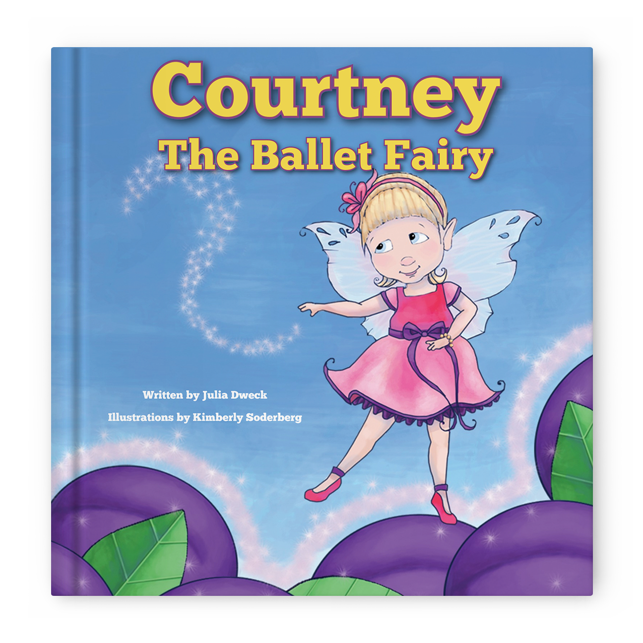 Personalized ballet fairy hardcover book