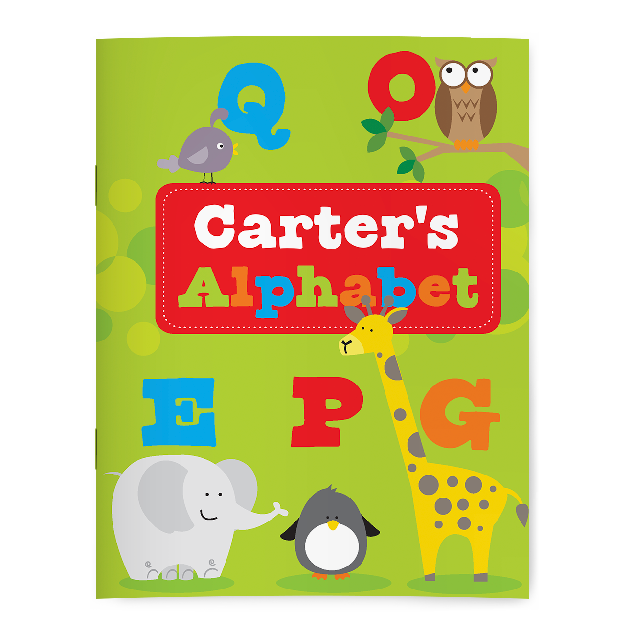 Personalized Alphabet Coloring book