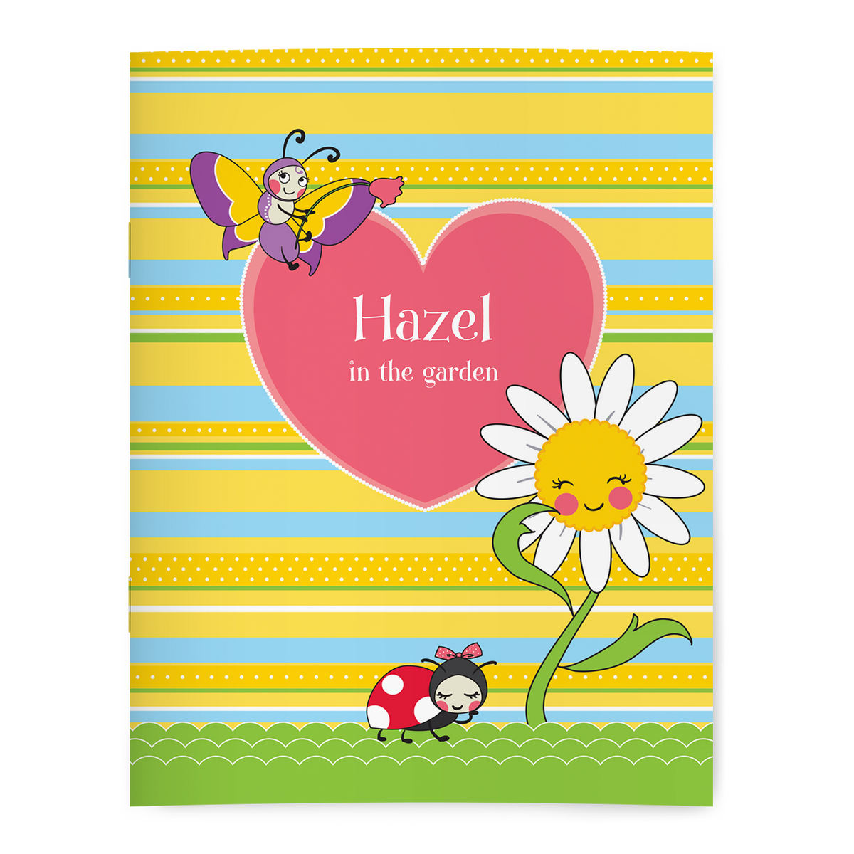Personalized Garden Party coloring book