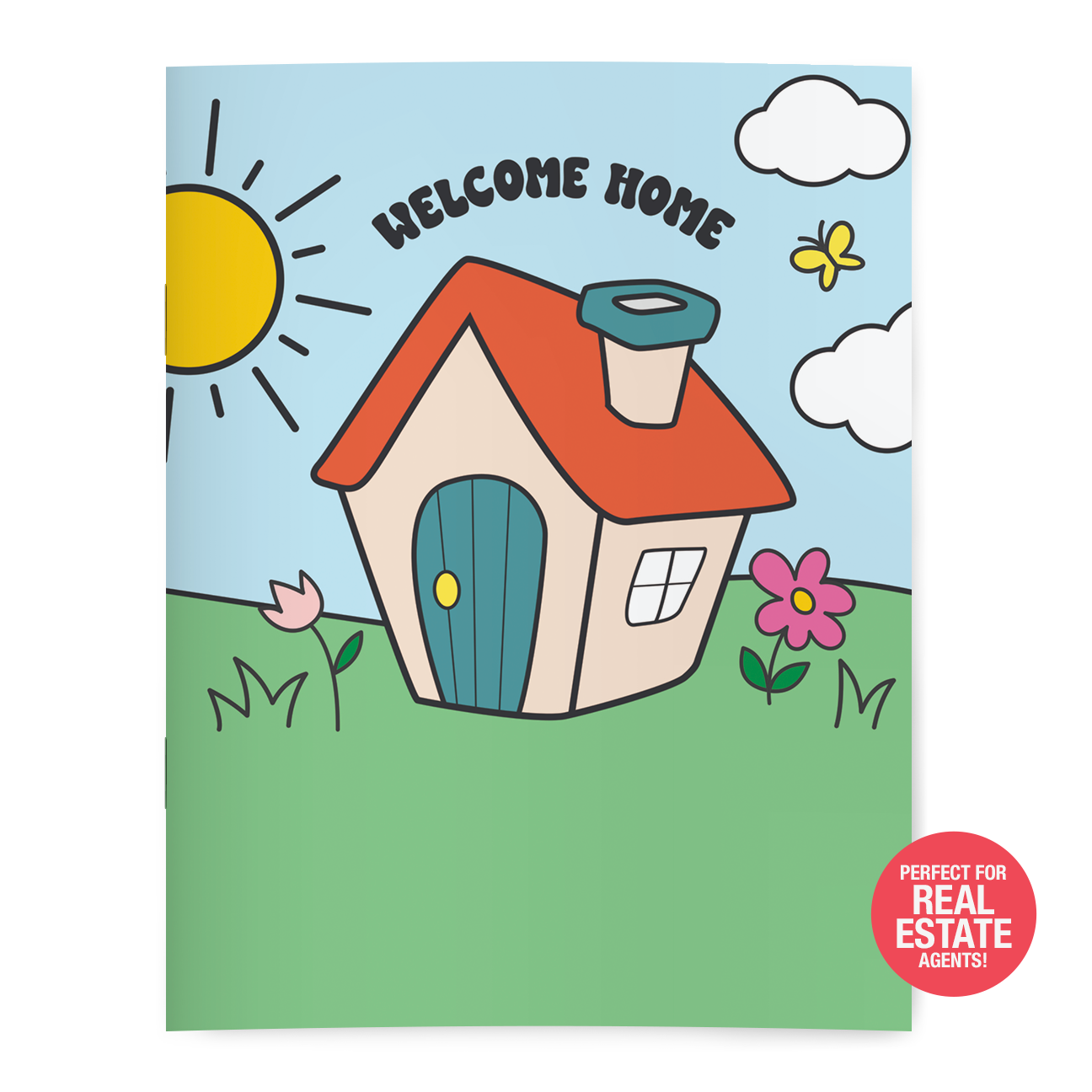 Realtor's Personalized coloring book Welcome Home Family Personalized Coloring Book
