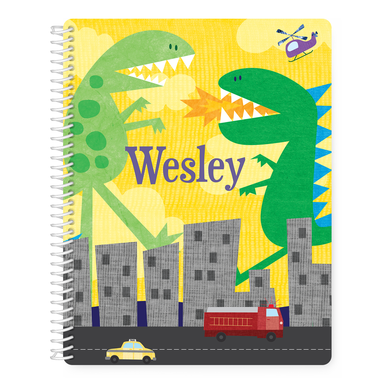 Personalized Dinos Notebook