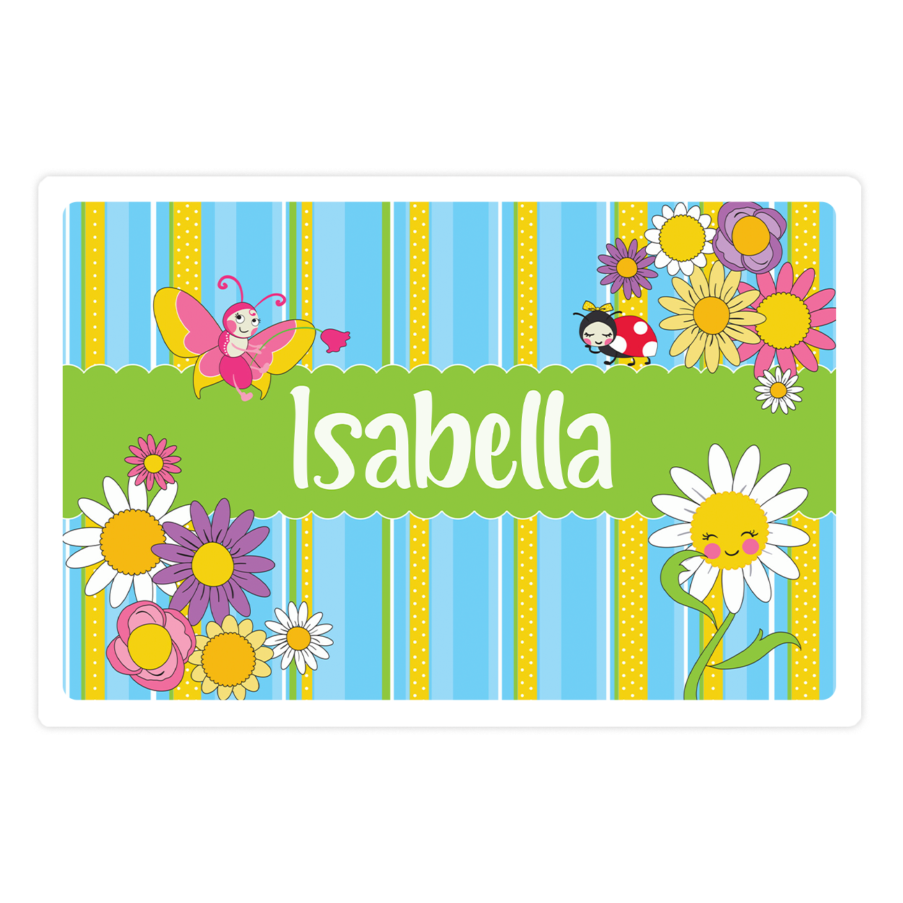 Personalized Garden Party Placemat