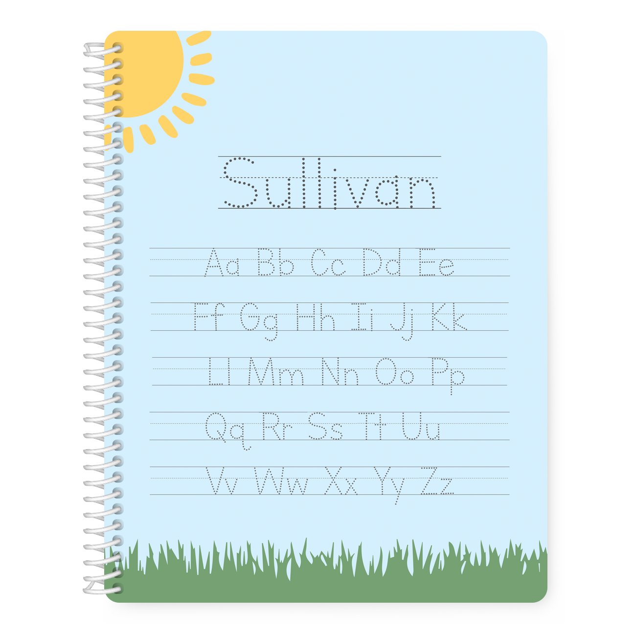 Personalized Alphabet Notebook