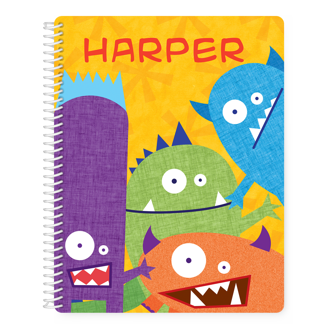 Personalized Monsters Notebook