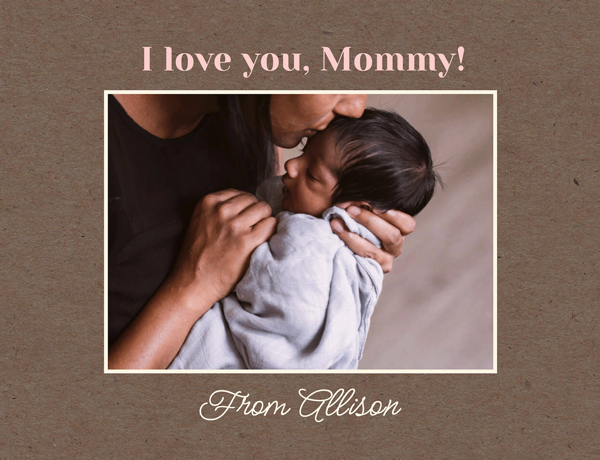 Personalized Mother's Day Photo Book