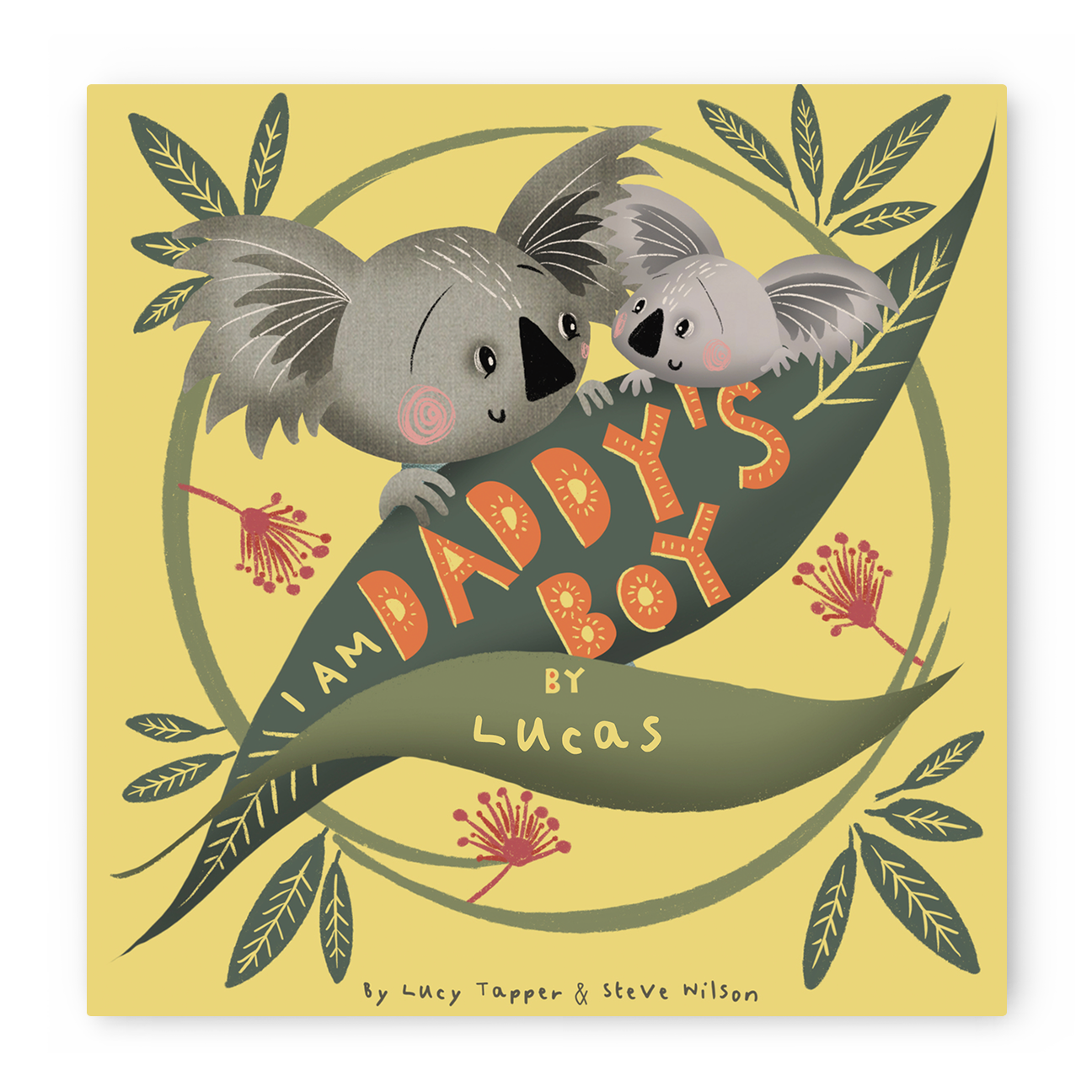 Personalized Daddy's Boy Book Softcover book