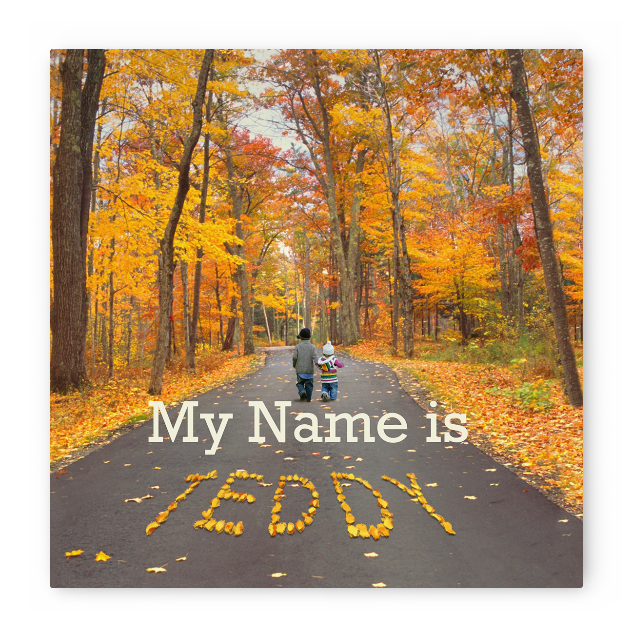 Personalized My Name IS softcover book