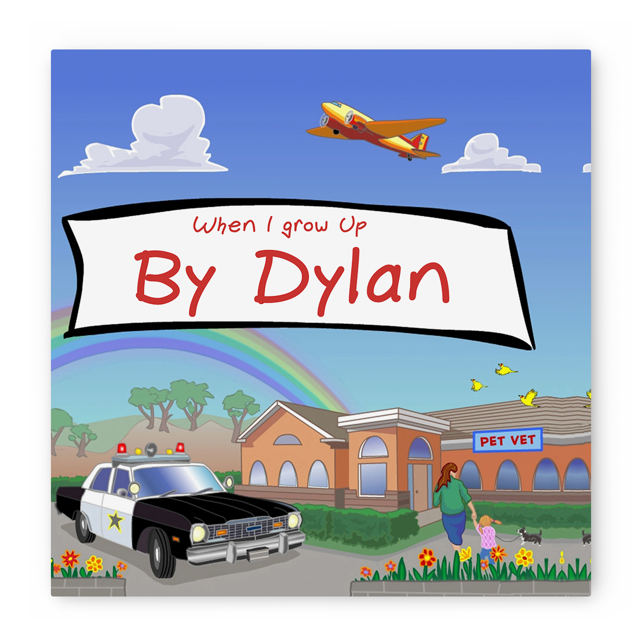 Personalized When I grow up softcover book