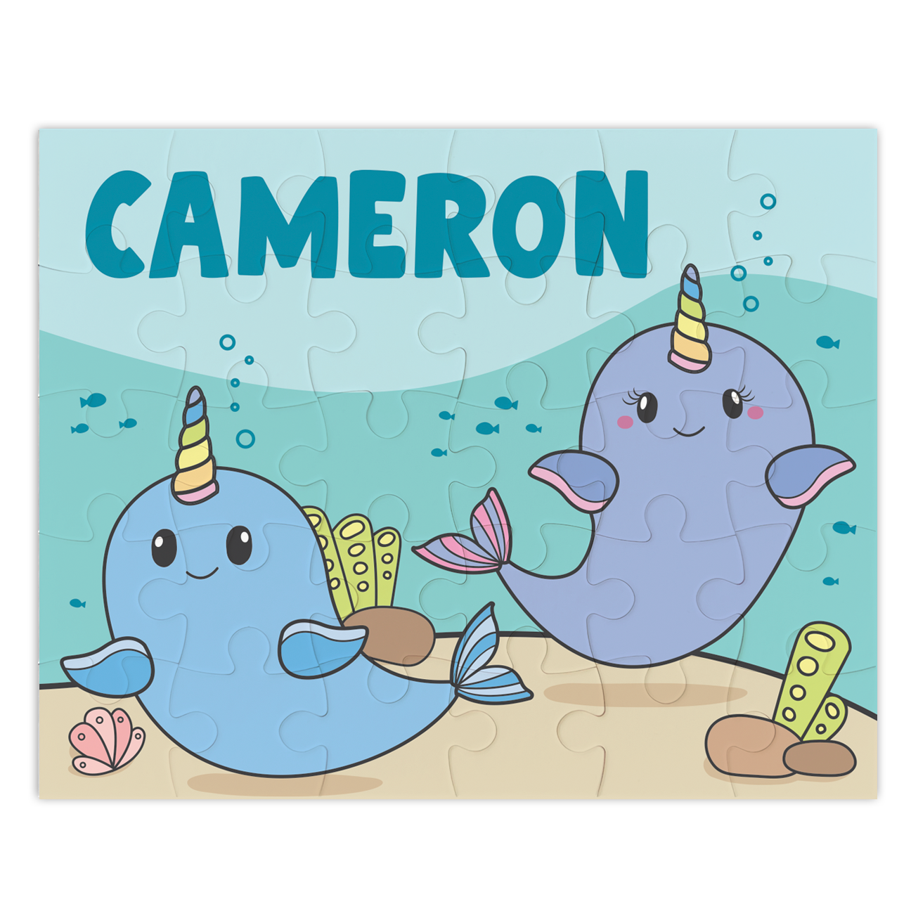 Personalized Narwhal Puzzle