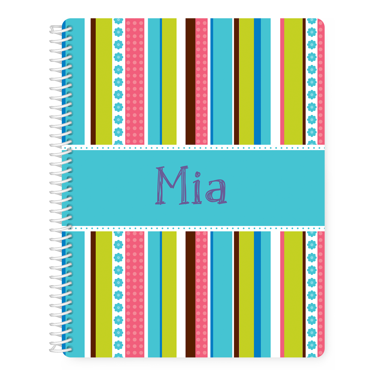 Personalized Santa Cruz Sketchbook and Notebook