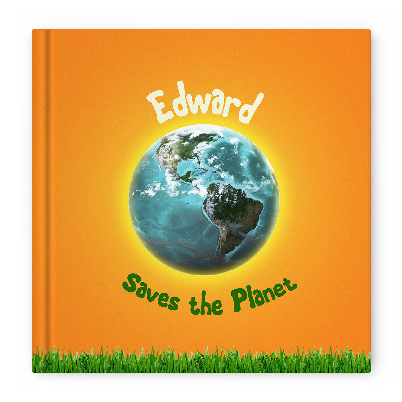 Personalized Saves the Planed hardcover book