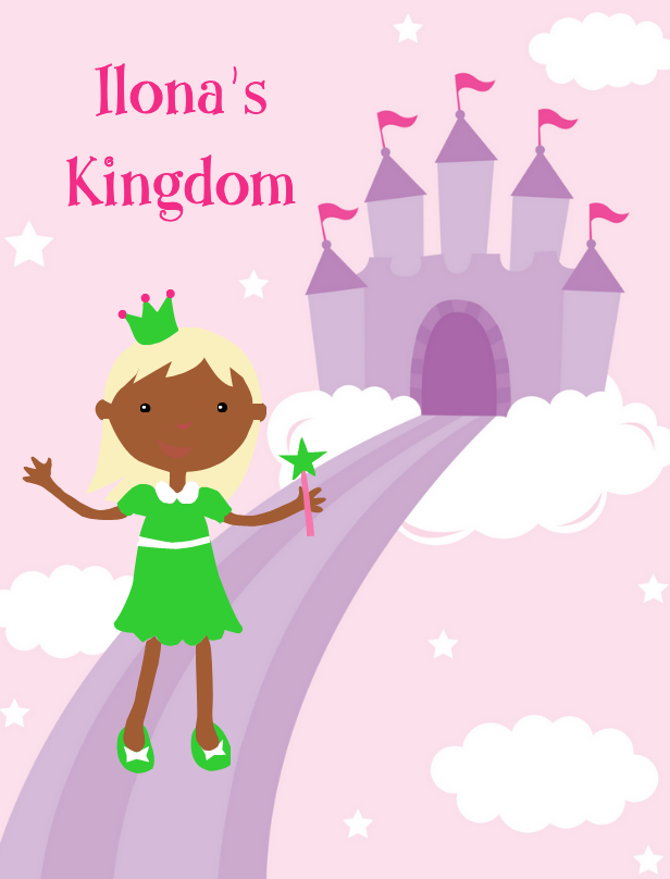 Personalized Princess Kingdom coloring book