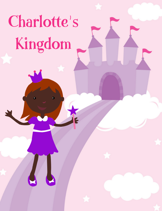 Personalized Princess Kingdom coloring book